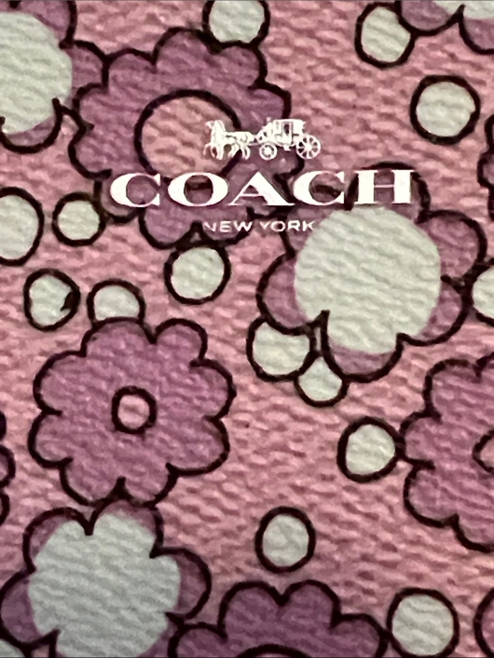 Coach pink flower 🌸 wristlet - Picture 2 of 7